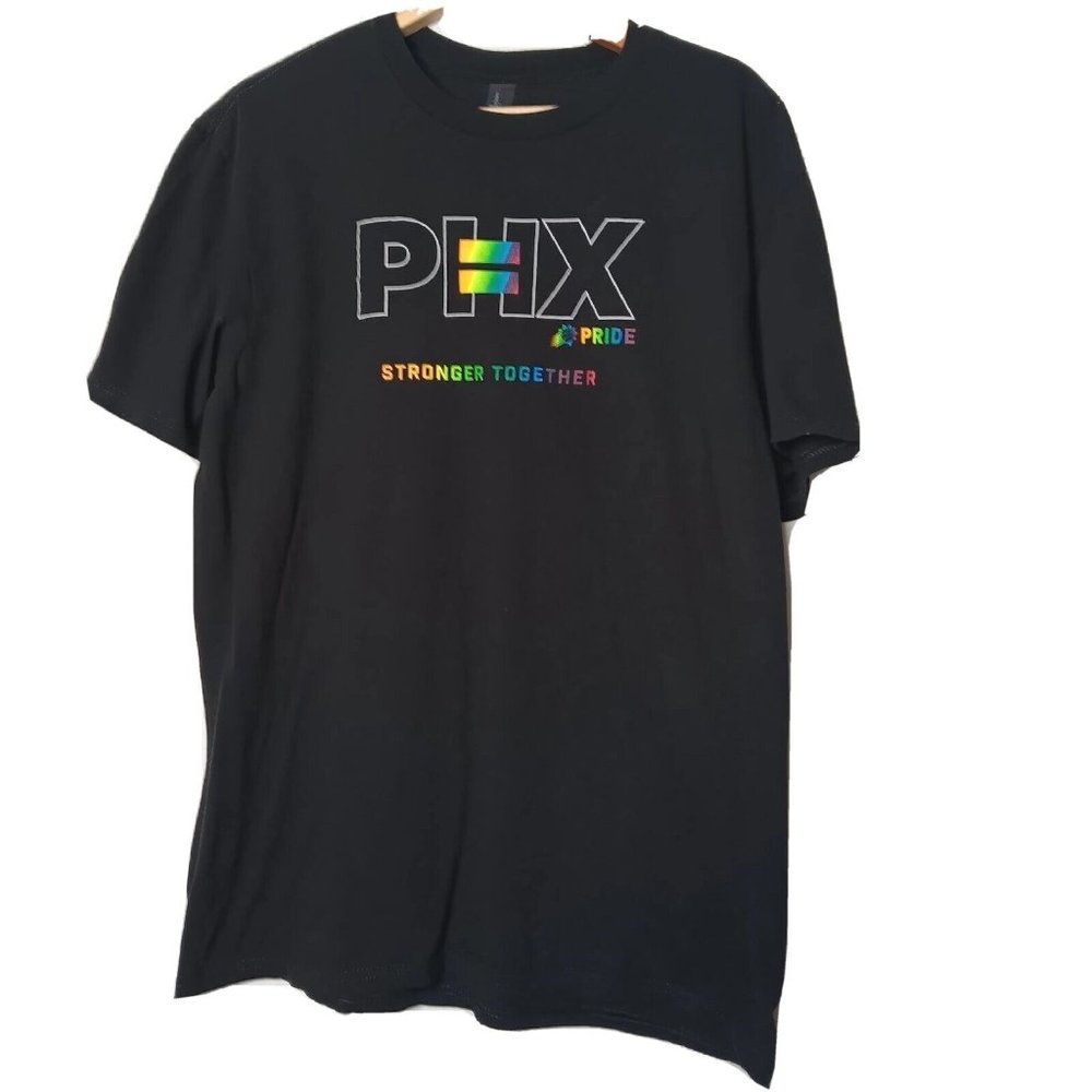 Phoenix Suns Basketball Pride Stronger Together XL T Shirt Pay Pal Black NBA